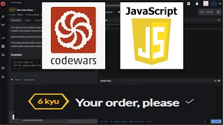 6 kuy Your order please codeWars javaScript