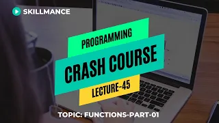 Functions in C C Part-01 Programming Crash Course for Beginners Lecture-45