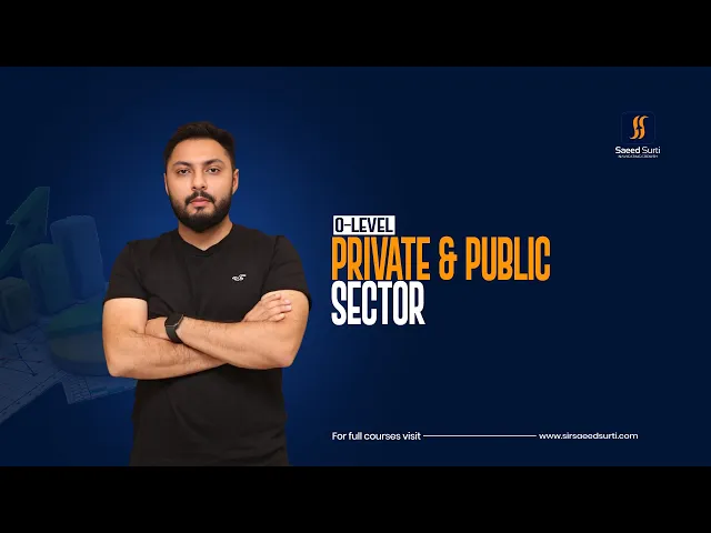 Private & Public Sector | O Level Business Studies (7115)
