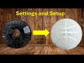 Our Settings and Setup Used to 3D Print Our PEBA Airless Basketball
