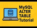MySQL Tutorial Day 5 ALTER Command Explained with Examples Add Drop Columns in MySQL