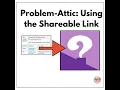 Using Problem Attic for Editable Assessments in Coordinate Geometry