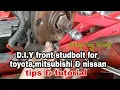 Download Lagu D.I.Y front stud bolt for toyota,mitsubishi \u0026 nissan | Tireman PH