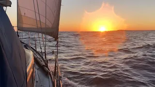 ASMR : 7 hours of sailing – Unedited – No music : raw sailing footage – peaceful relaxing atmosphere