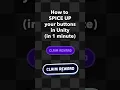 1 minute tutorial on how to spice up your UI buttons in Unity