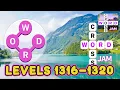 Crossword Jam Levels 1316 - 1320 Answers