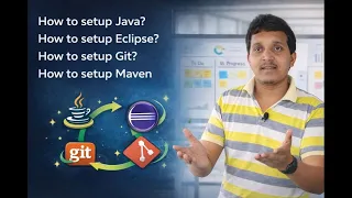Java Setup for Automation Install Java Eclipse Git Maven Open Project in Eclipse
