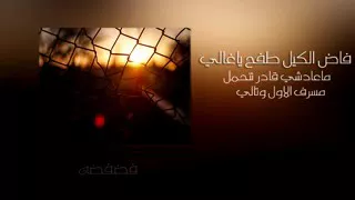 اغنيه فاضي الكيل طفح يا غالي مسرعه    دندنها