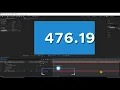 After Effect Number CountDown Easy Slider Expression tutorial