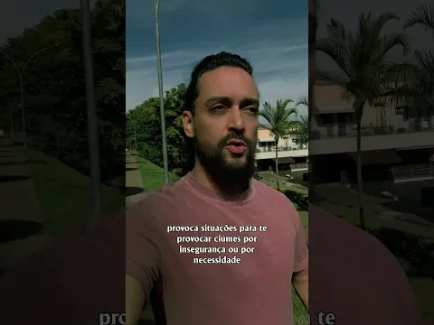 Nem sempre é paranoia, às vezes é só falta de amor mesmo