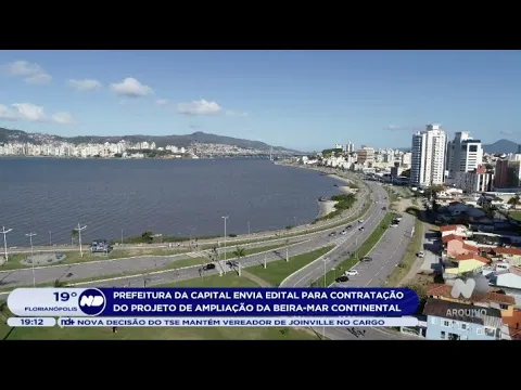 Prefeitura de Florianópolis envia edital para contratação do projeto na Beira-Mar Continental
