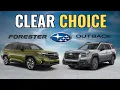 2026 Subaru Forester vs Subaru Outback Close But One Clear Winner