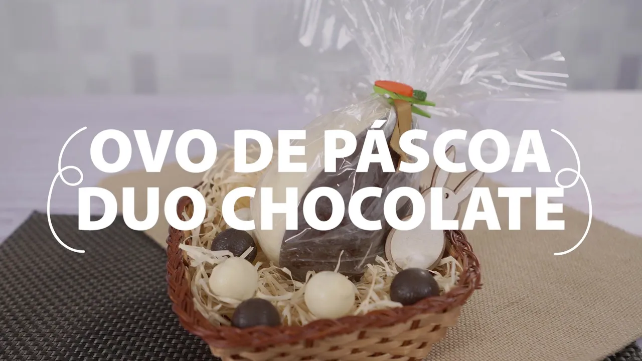 Ovo de Páscoa Caseiro Duo