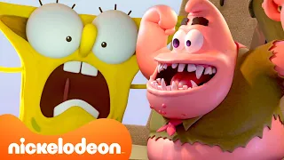 Kamp Koral | Los momentos más locos de Bob Esponja en Kamp Koral ⛺️ con Arenita | 1 Hora