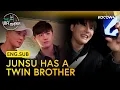 Junsu Lets His Guard Down with His Twin Brother The Manager EP386 KOCOWA