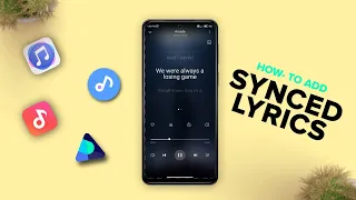 how to add synced lyrics to mp3 songs any music player 2022