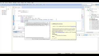 Java 27 WindowListener