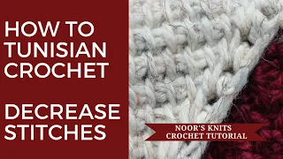How to Tunisian Crochet Two Together Tss2tog Tss3tog how to decrease in Tunisian crochet