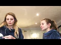 Sister does my makeup