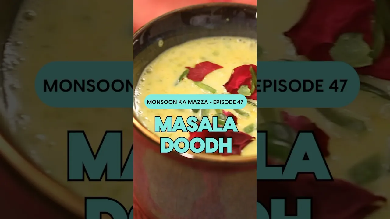 Warm glass of masala doodh to help you relax. #shorts #masaladoodh #youtubeshorts
