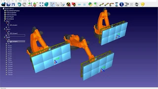 Using Python to synchronize 3 KUKA robots - RoboDK
