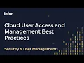 Cloud User Access and Management Best Practices