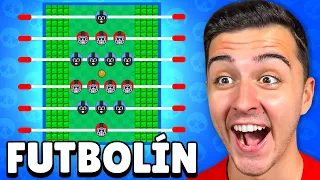MAPA DE FUTBOLÍN vs SUSCRIPTORES en BRAWL STARS 😱⚽️ Minijuegos