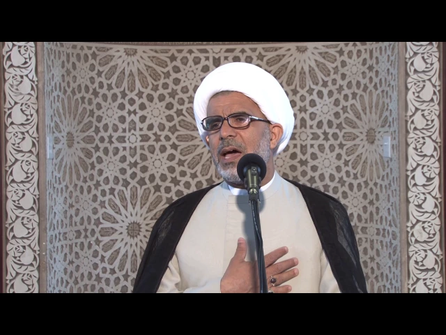 الفزع إلى الله في شهر نبيه (ص) كلمة الجمعة لسماحة الشيخ حسن الخويلدي
