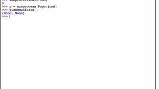 Python 101 Episode - The subprocess module