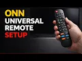 How to Setup Your ONN Universal Remote with Your TV ONN Remote Codes Programming Guide