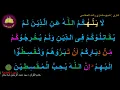 Download Lagu Best option to Memorize 060-Surah Al-Mumtahanah (8 of 13) (10-times repetition)