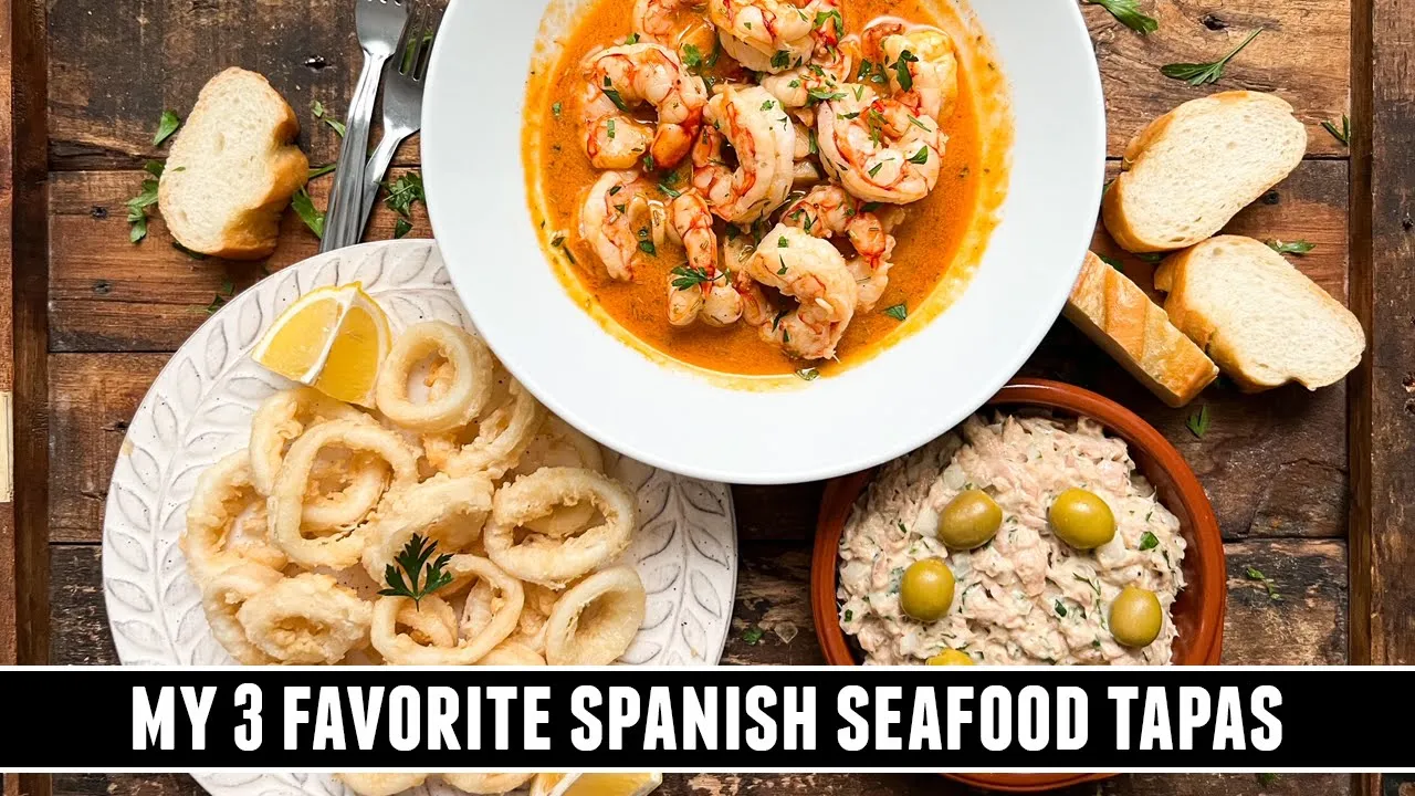 My 3 Favorite Seafood Tapas from Spain   Quick & Easy Recipes