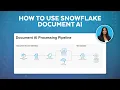 Snowflake Document AI Tutorial Turn Unstructured Documents into Structured Data