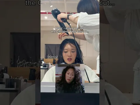 I tried getting the Christina Yang haircut…
