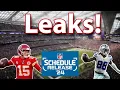 NFL Schedule Leaks 2024 Craziest Schedule We ve Ever Had