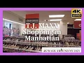 T J MAXX in Manhttan Walk around NY 2021 4K