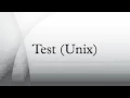 Test Unix