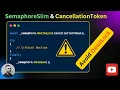 Managing Concurrency with SemaphoreSlim Avoid DeadLock
