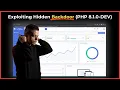 Hacking PHP 8 1 0-Dev BACKDOOR Remote Code Execution TryHackMe - Agent T CTF Challenge