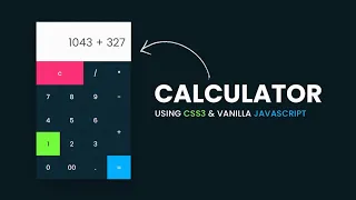 How To Make a Calculator Using Html CSS3 Javascript