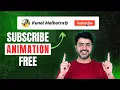 How to Make YouTube Subscribe Button Animation for FREE