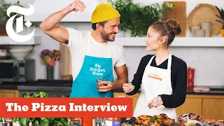 Wicked s Ariana Grande and Jonathan Bailey The Pizza Interview NYT Cooking