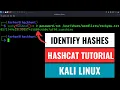 How to Identify Password Hashes for Hashcat Kali Linux