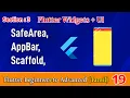 Flutter Tutorial for Beginners - Scaffold AppBar SafeArea Explained in Tamil Dilip Coder
