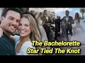 Hannah Brown and Adam Woolard Dreamy French Wedding The Bachelorette Star Married