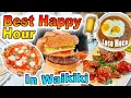 BEST Happy Hour deals in Waikiki Hawaii 2024 Oahu cheap eats beers Pizza Burger Loco Moco