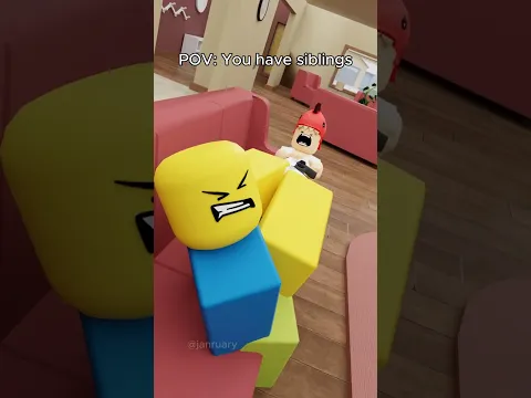 When you have siblings #roblox #shorts