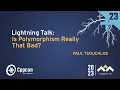 Lightning Talk Is Polymorphism in C Really That Bad - Paul Tsouchlos