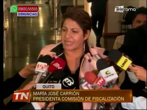 Comisión de fiscalización no entregará informe del juicio político a Glas