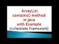 how to check element exist in arraylist in java Example